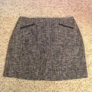 Banana Republic Women's Black And White Skirt